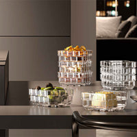 12 Cl Rcr Stack Click Clack 75 Coppetta In Vetro Set 6 Pezzi