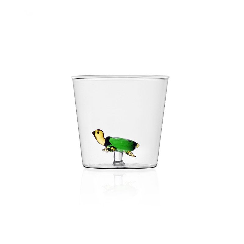 35 Cl Ichendorf Animal Farm Bicchiere Acqua In Vetro Borosilicato Set 6 Pezzi