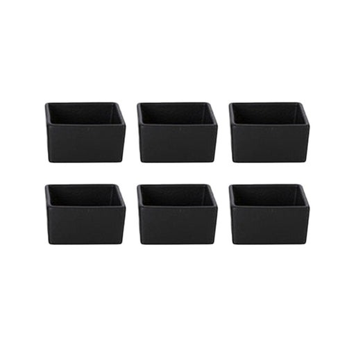 6X6 Cm Etna Coppetta In Porcellana Set 6 Pz
