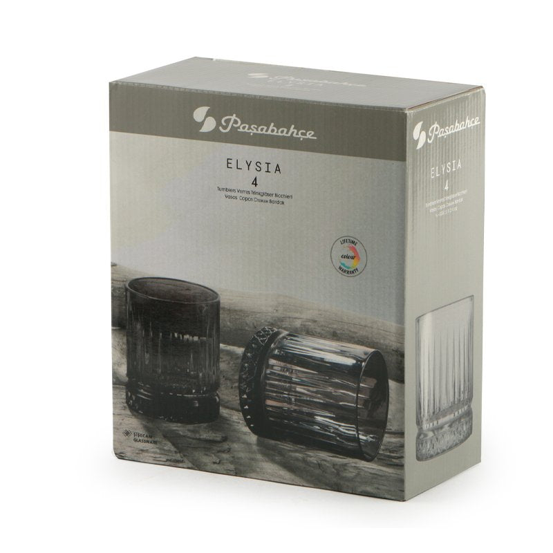 35 5 Cl Pasabahce Elysia Bicchiere Acqua In Vetro Set 4 Pezzi