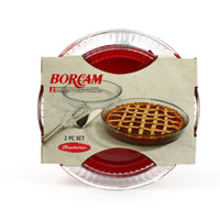Pasabahce Borcam Set Tortiere Rotonde In Vetro Borosilicato Set 2 Pz