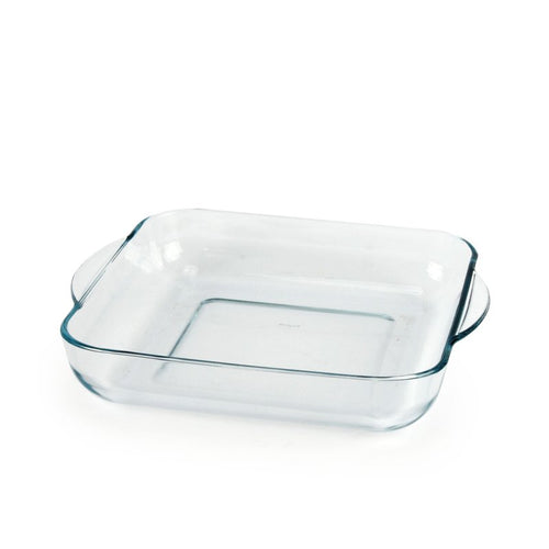 28X28 Cm Pasabahce Borcam Tegame Quadrato In Vetro Borosilicato