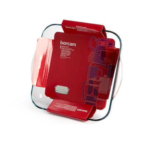 28X28 Cm Pasabahce Borcam Tegame Quadrato In Vetro Borosilicato