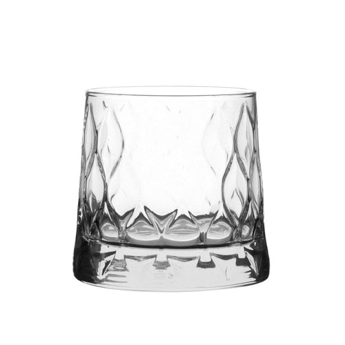 30 Cl Pasabahce Leafy Bicchiere Whisky In Vetro Set 4 Pezzi