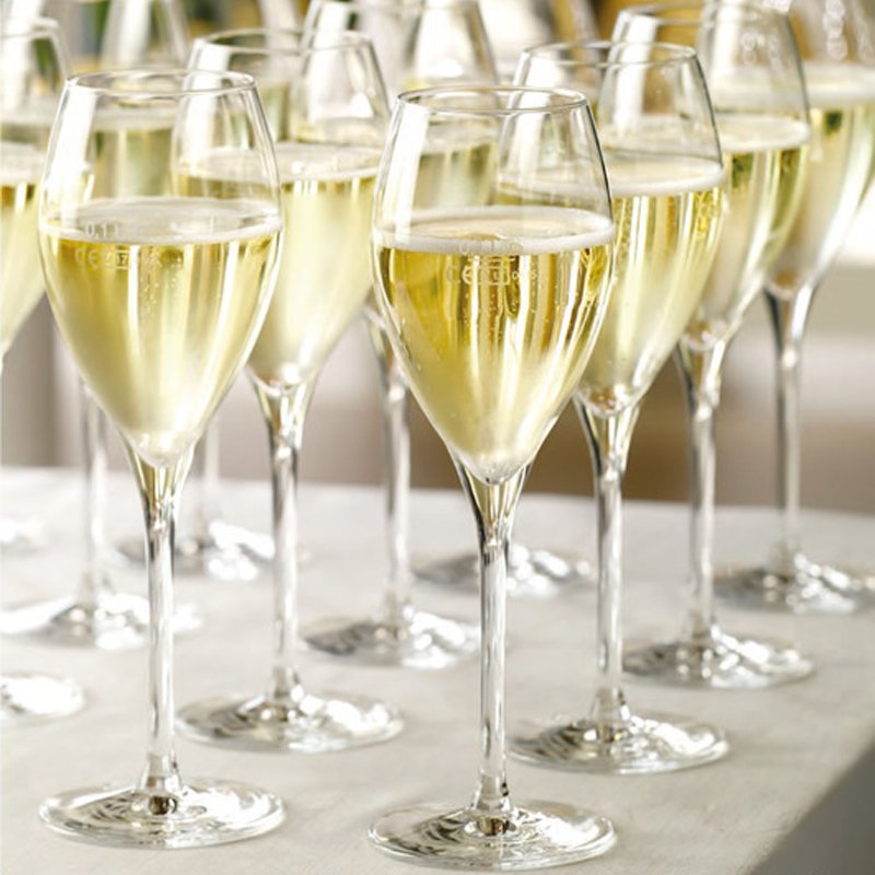 14 5 Cl Stolzle Lausitz Cuvee Calice Flute In Vetro Set 6 Pezzi