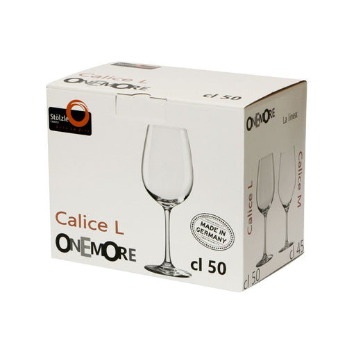 50 Cl Stolzle Lausitz Onemore Calice Multiuso In Vetro Set 6 Pezzi