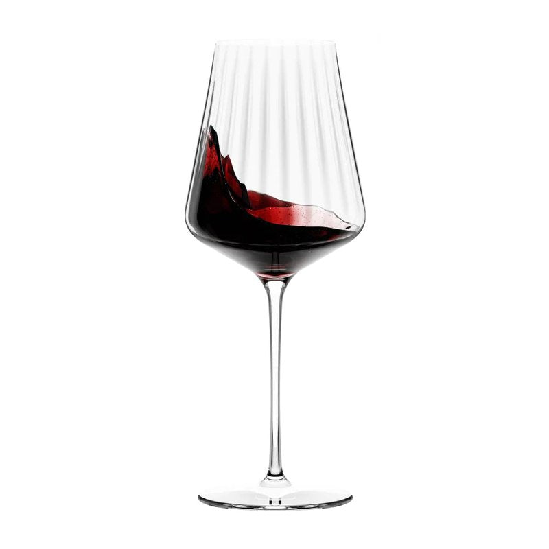 64 Cl Stolzle Lausitz Symphony Calice Vino Rosso Bordeaux In Vetro Set 6 Pezzi