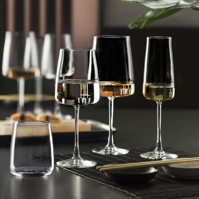 55 Cl Rcr Essential Calice Vino Rosso In Vetro Set 6 Pezzi