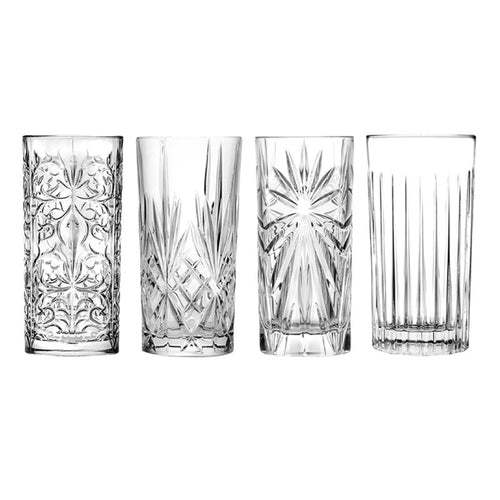 36 Cl Rcr Mixology Bicchiere Bibita In Vetro Set 4 Pezzi