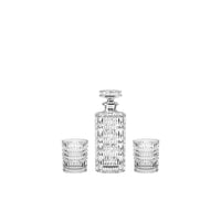 Nachtmann Ethno Set Whisky Decanter e Bicchieri In Vetro Cristallino - Set 3 Pz