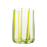 35 Cl Zafferano Tirache Bicchiere Acqua In Vetro Borosilicato Set 6 Pezzi