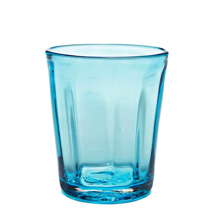32 Cl Zafferano Bei Bicchiere Acqua In Vetro Soffiato Set 6 Pezzi