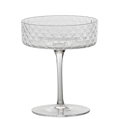 25 Cl Zafferano Veneziano Mixology Coppa Champagne In Vetro Set 4 Pezzi