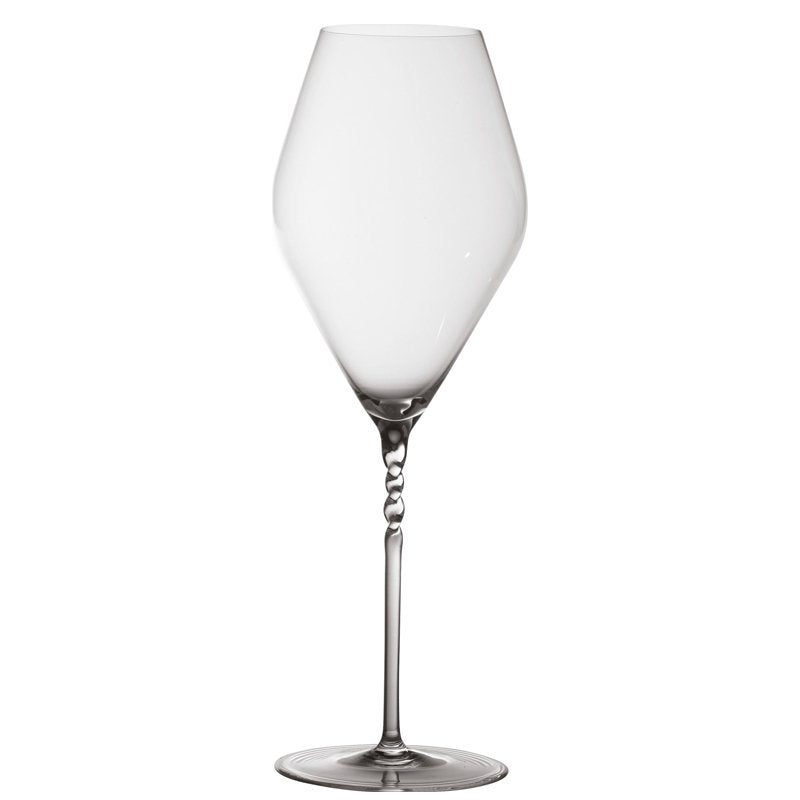 45 Cl Zafferano Jcl Calice Flute Gambo A Spirale In Vetro Set 2 Pezzi