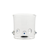 38 Cl Zafferano Patea Bicchiere Acqua Punti Colorati In Vetro Borosilicato Set 6 Pezzi