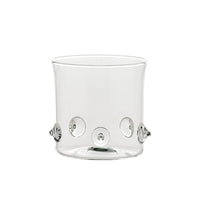 38 Cl Zafferano Patea Bicchiere Acqua Punti Colorati In Vetro Borosilicato Set 6 Pezzi