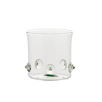 38 Cl Zafferano Patea Bicchiere Acqua Punti Colorati In Vetro Borosilicato Set 6 Pezzi