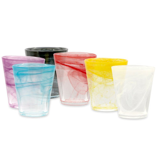 28 Cl Kosmo Bicchiere Acqua In Vetro Set 6 Pezzi