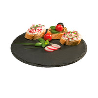 28 Cm Aps Piatto Vassoio Rotondo In Ardesia