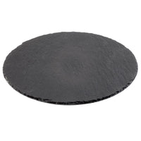 38 Cm Aps Piatto Vassoio Rotondo In Ardesia