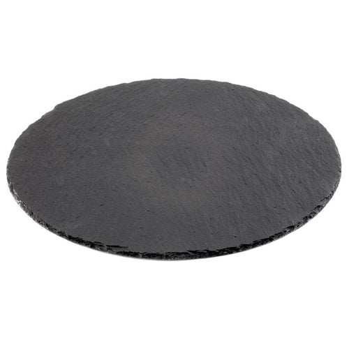 38 Cm Aps Piatto Vassoio Rotondo In Ardesia