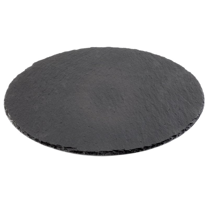 38 Cm Aps Piatto Vassoio Rotondo In Ardesia