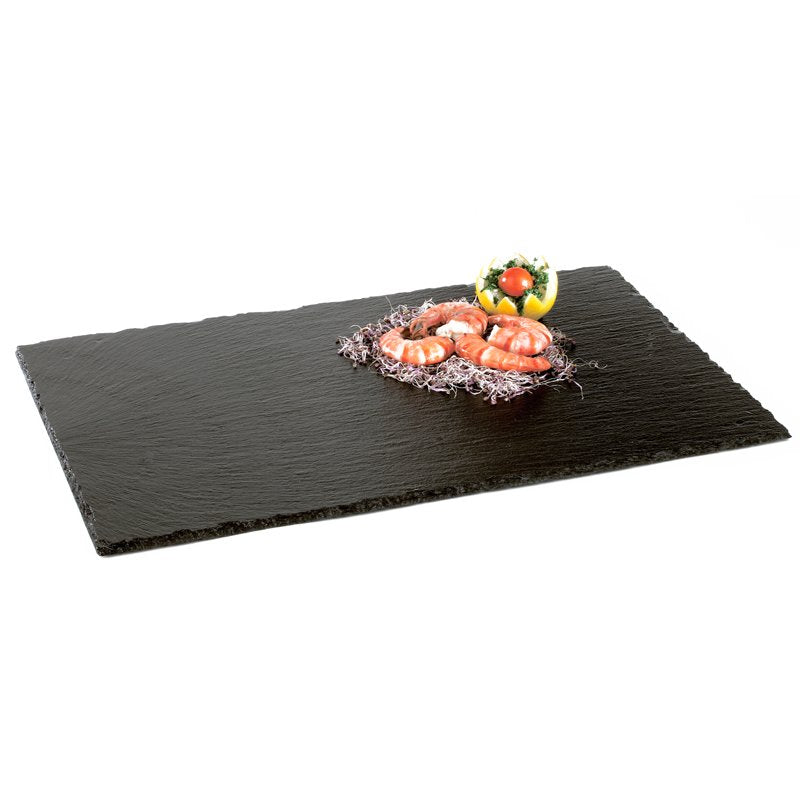 53X32 5 Cm Aps Piatto Vassoio Rettangolare In Ardesia