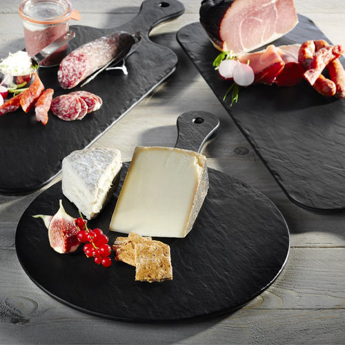 30 Cm Aps Slate Rock Vassoio In Melamina