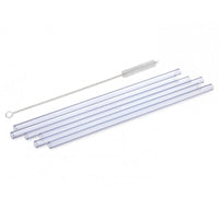 23 Cm Simax Cannucce Riutilizzabili In Vetro Set 6 Pezzi