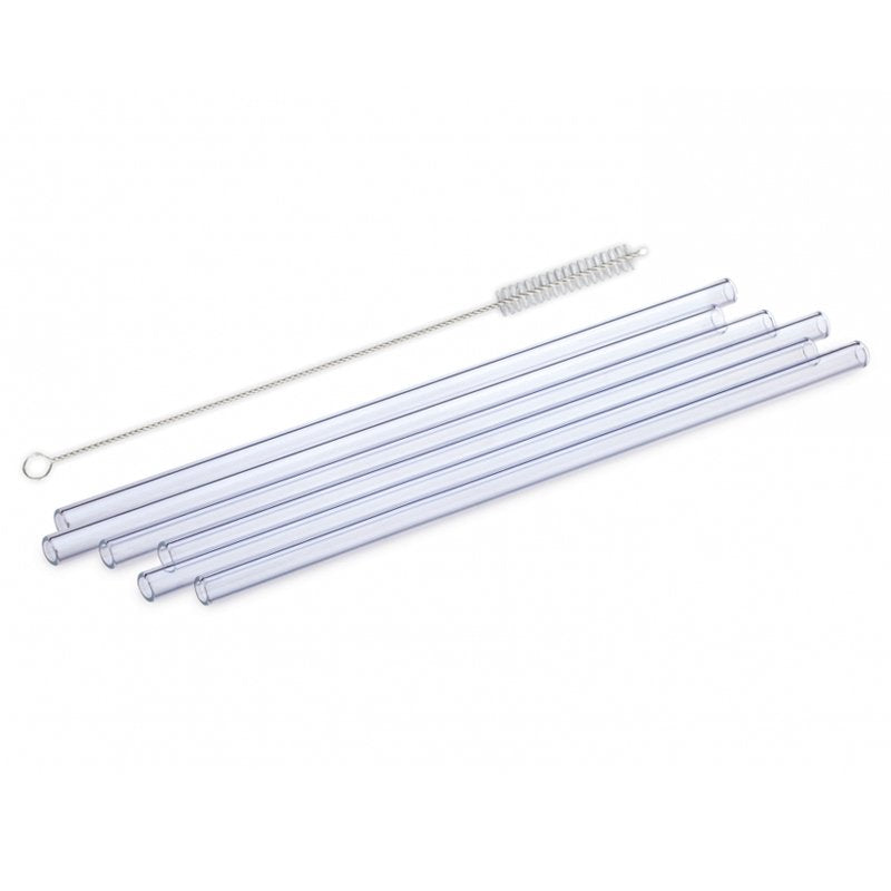 23 Cm Simax Cannucce Riutilizzabili In Vetro Set 6 Pezzi
