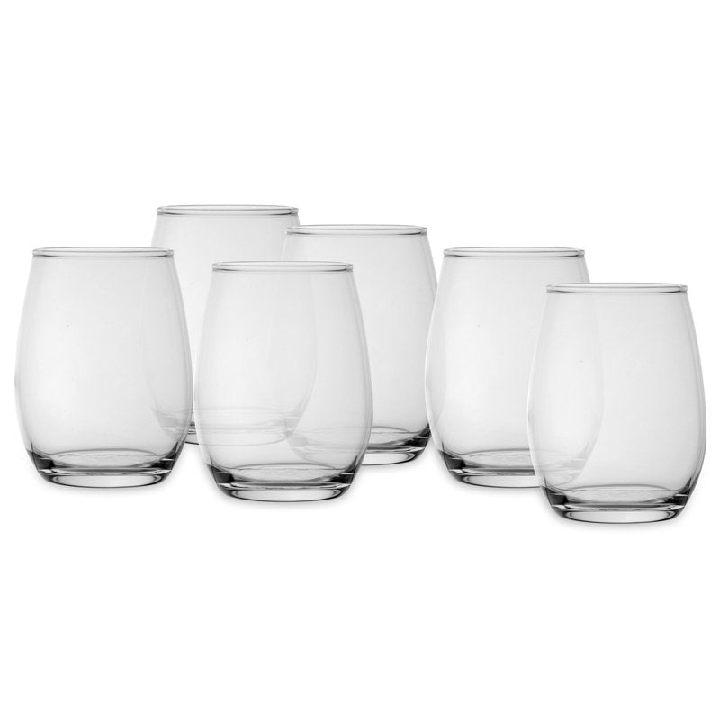 35 Cl Pasabahce Amber Bicchiere Acqua In Vetro Set 6 Pezzi