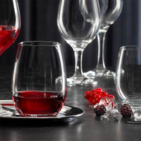 57 Cl Pasabahce Amber Bicchiere Vino Rosso In Vetro Set 6 Pezzi