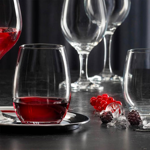57 Cl Pasabahce Amber Bicchiere Vino Rosso In Vetro Set 6 Pezzi