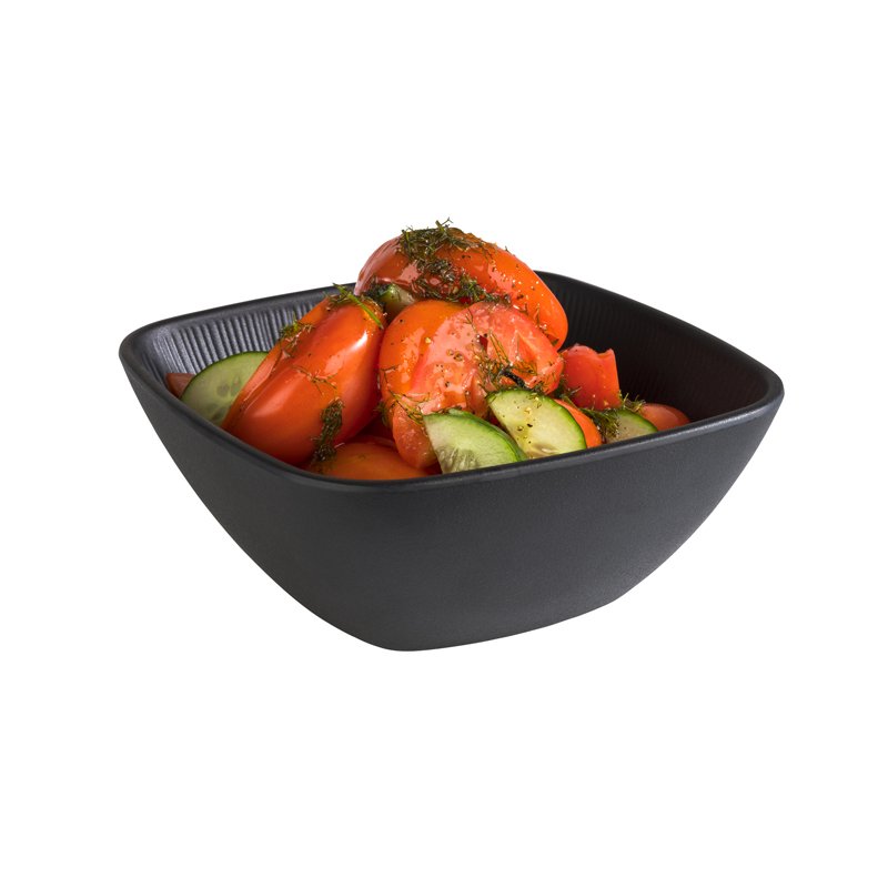 19 5X19 5 Cm Aps Nero Coppa In Melamina Set 6 Pz