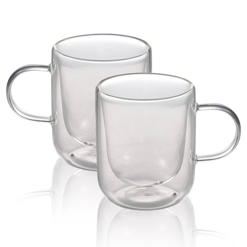 27 Cl Ilsa Mug In Vetro Borosilicato Set 2 Pezzi