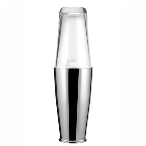 50 Cl Ilsa Shaker Boston In Vetro E Acciaio Inox Set 2 Pz