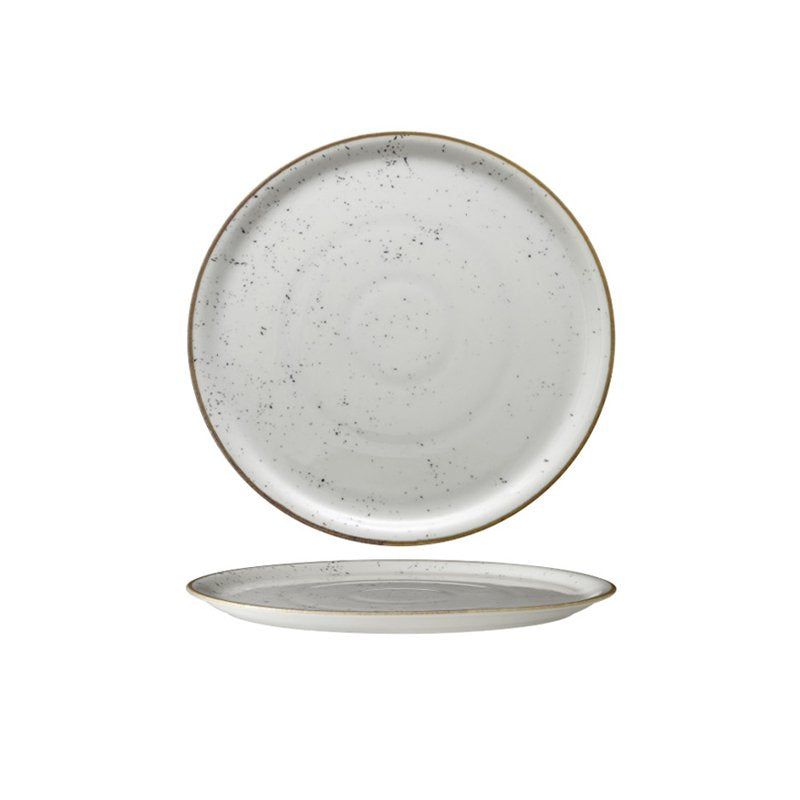 31 Cm Saturnia Stains Piatto Pizza In Porcellana Set 6 Pz