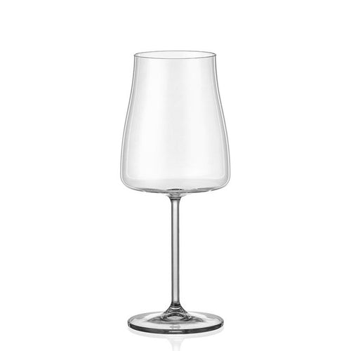 40 Cl Crystalex Bohemia Bohemia Calice Vino Bianco In Vetro Set 6 Pezzi