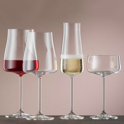 60 Cl Crystalex Bohemia Bohemia Calice Vino Rosso In Vetro Set 6 Pezzi
