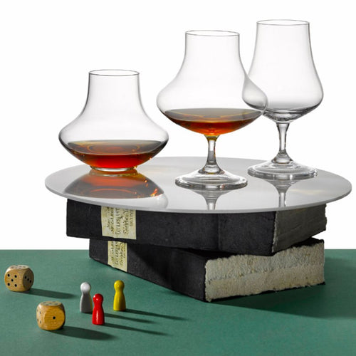 15 Cl Crystalex Bohemia Serious Calice Cognac In Vetro Set 2 Pz