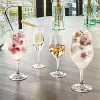 17 Cl Chef And Sommelier Evidence Calice Flute In Vetro Set 6 Pezzi
