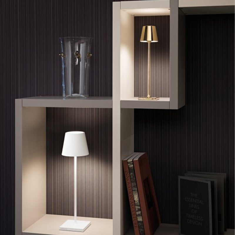 38 Cm Zafferano Poldina Lampada Da Tavolo