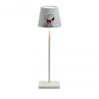 38 Cm Zafferano Poldina X Peanuts Lampada Da Tavolo