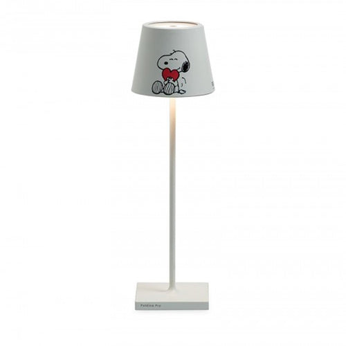 38 Cm Zafferano Poldina X Peanuts Lampada Da Tavolo
