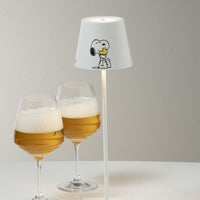 38 Cm Zafferano Poldina X Peanuts Lampada Da Tavolo