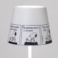 38 Cm Zafferano Poldina X Peanuts Lampada Da Tavolo