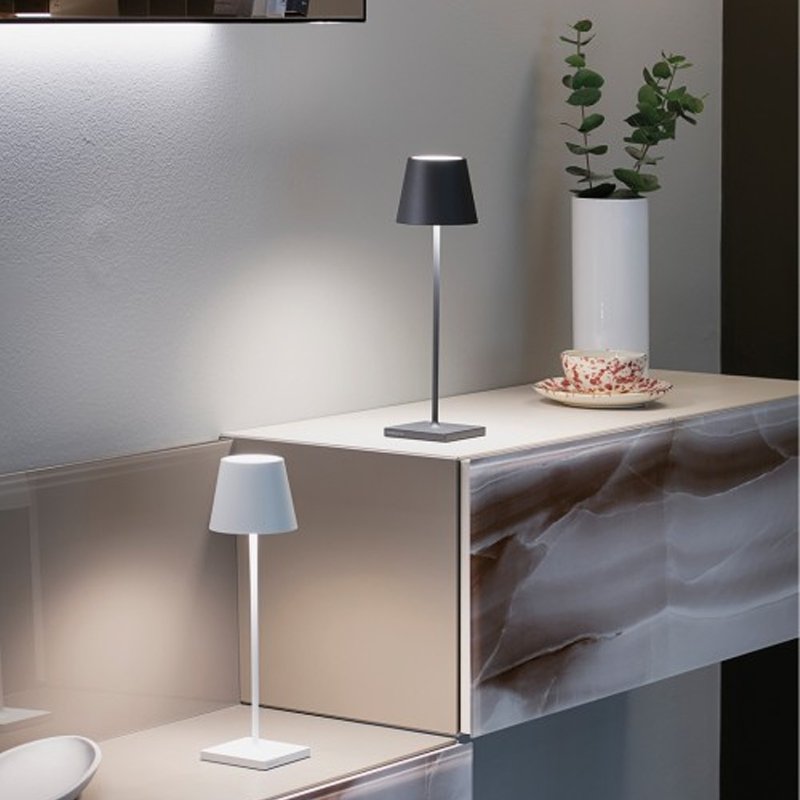 38 Cm Zafferano Poldina Lampada Da Tavolo