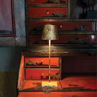 38 Cm Zafferano Poldina Lampada Da Tavolo