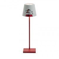 38 Cm Zafferano Poldina X Peanuts Lampada Da Tavolo