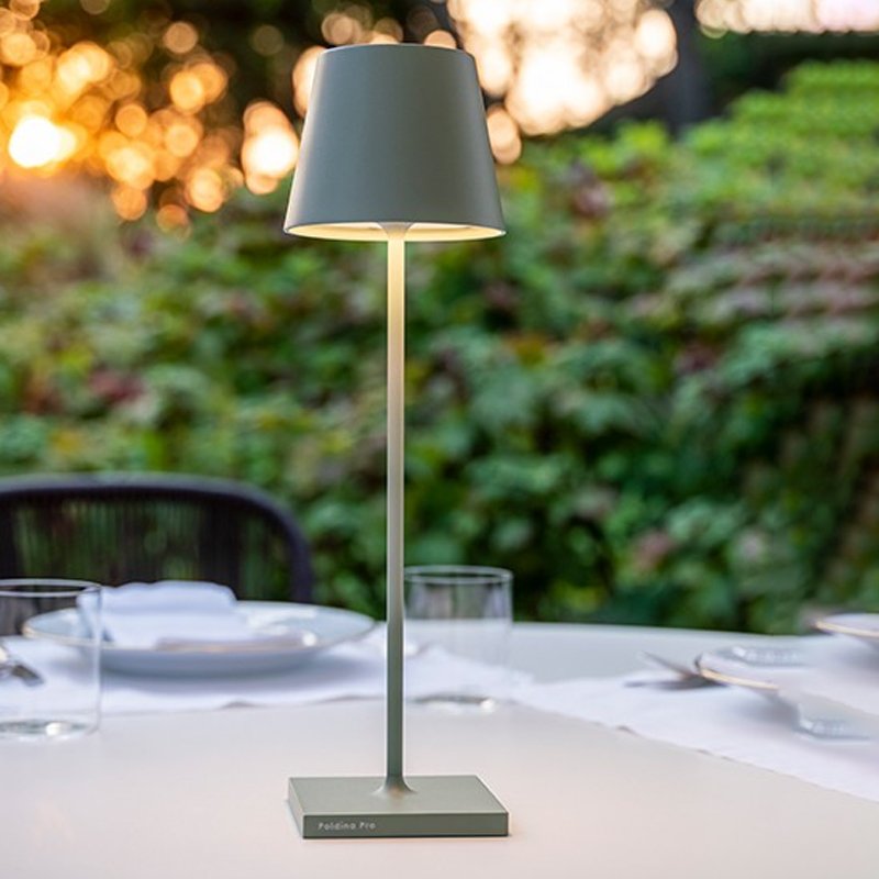 38 Cm Zafferano Poldina Lampada Da Tavolo